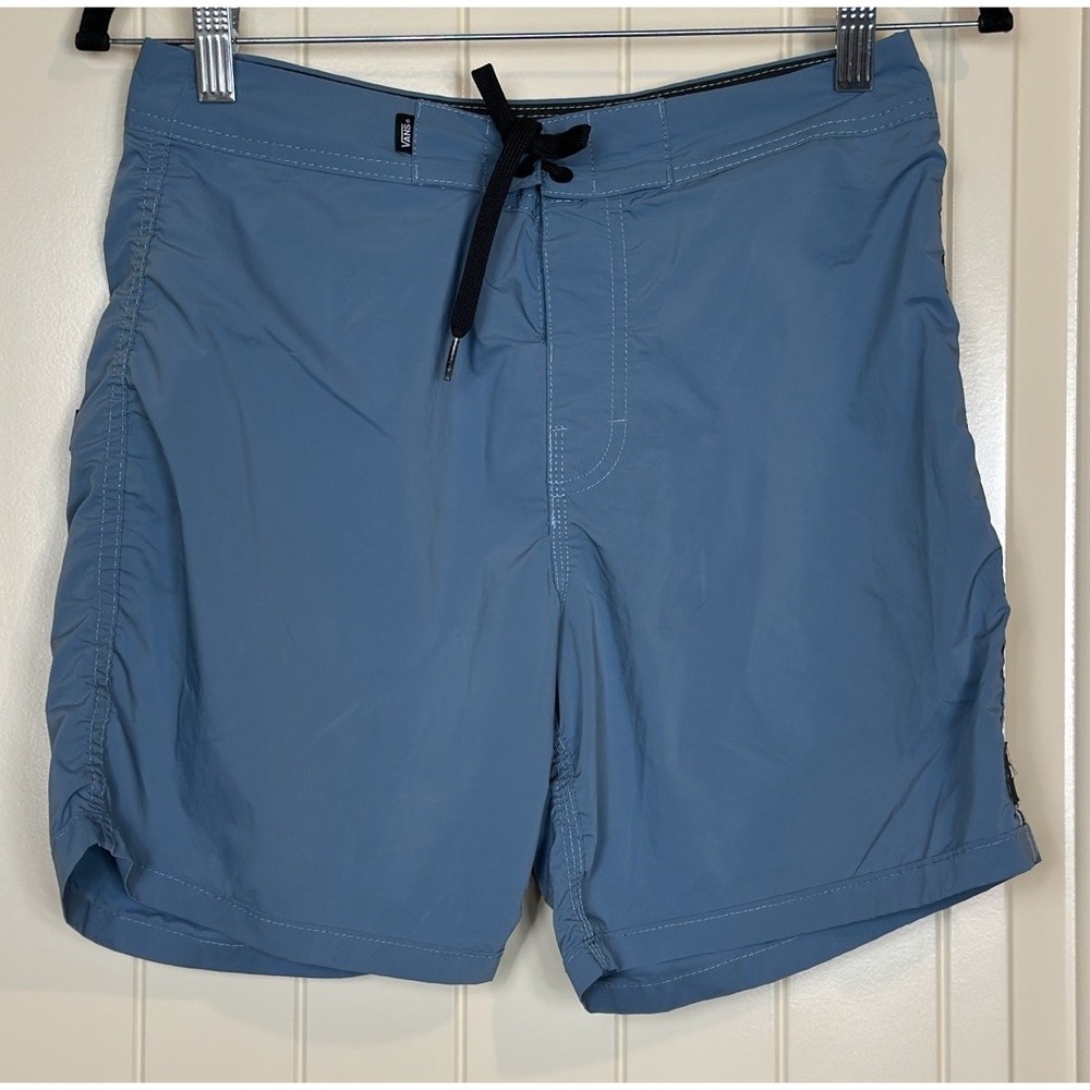 Vans Mens Size 28 blue Surf Board‎ Shorts Swim Beach GUC